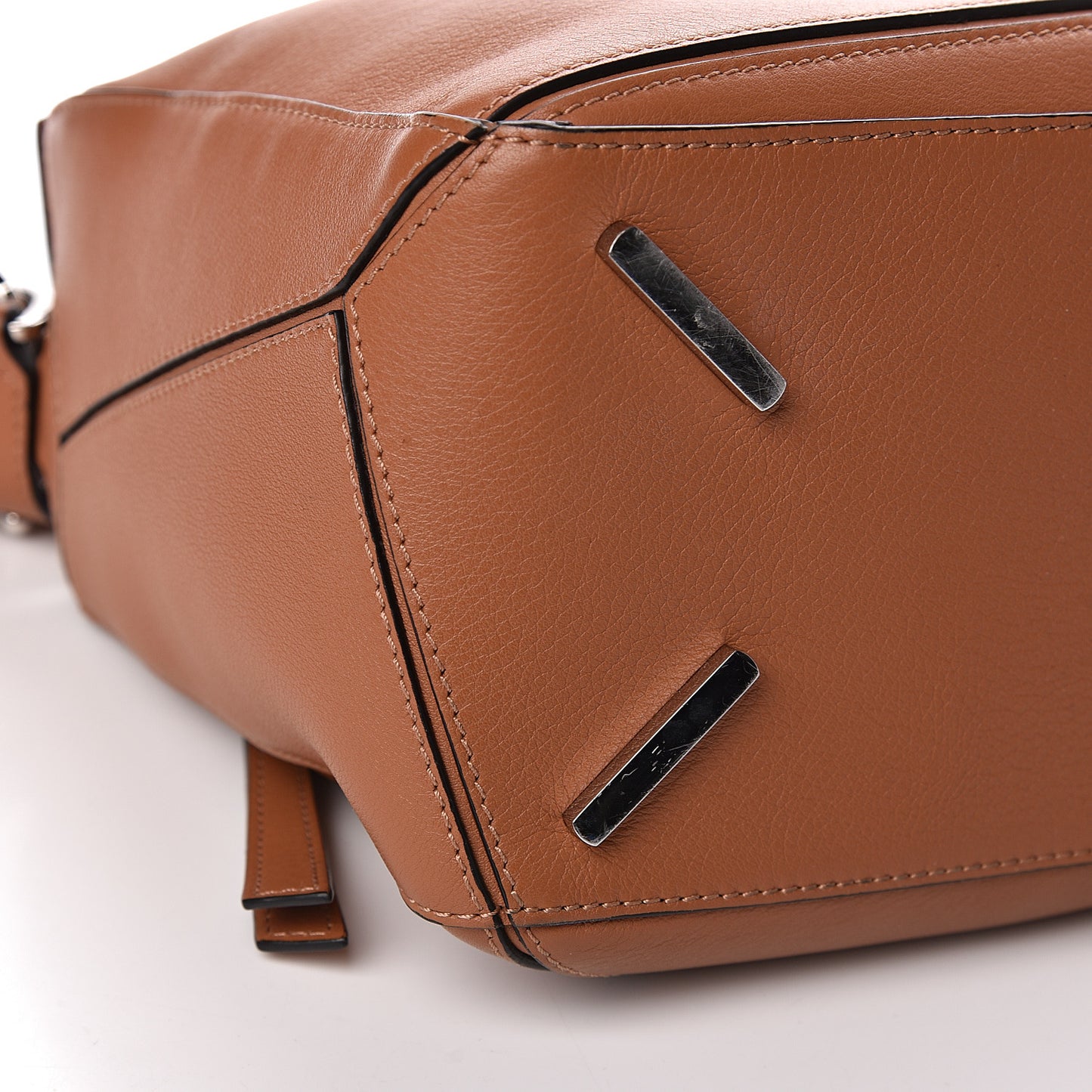 Calfskin Medium Puzzle Bag Tan