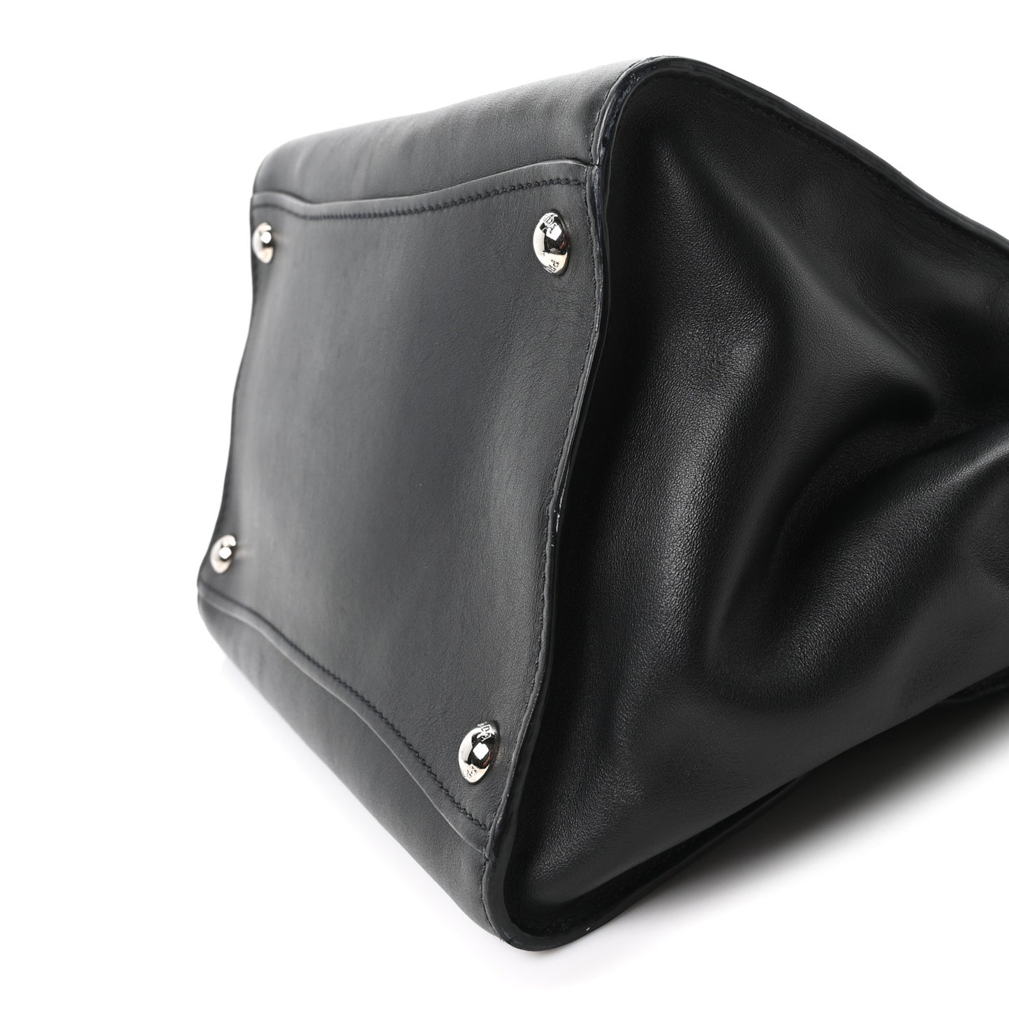 City Calf Sport Twin Pocket Tote Black