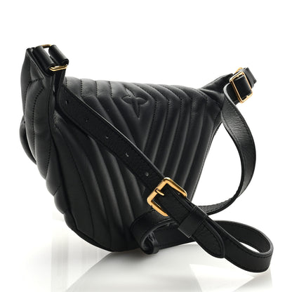 Louis Vuitton Calfskin Quilted New Wave Bumbag Black 2 of 8
