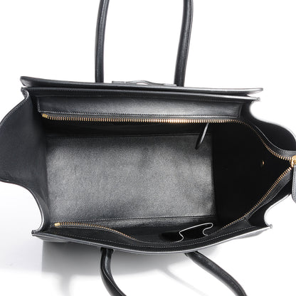 Celine Smooth Calfskin Mini Luggage Black 8 of 8