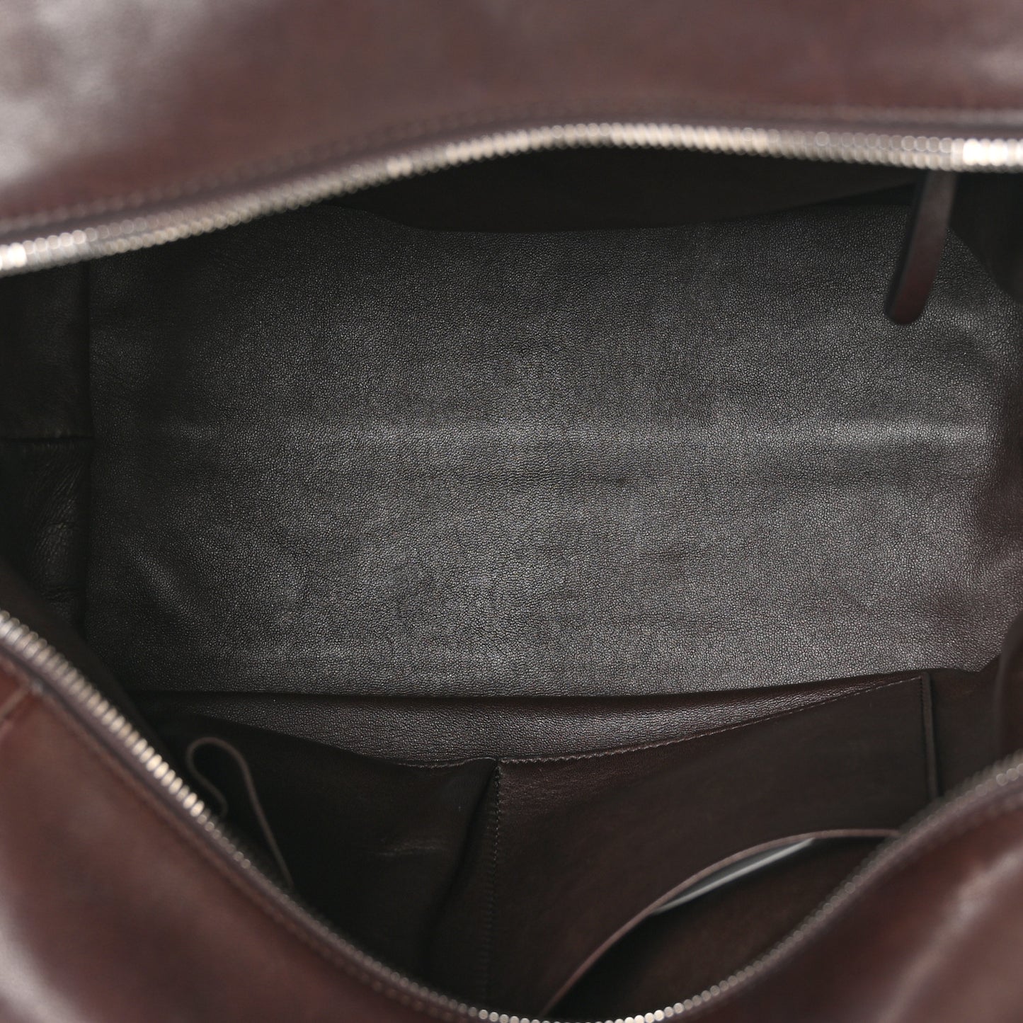 Polished Saddle Calfskin Henri Bag Chestnut