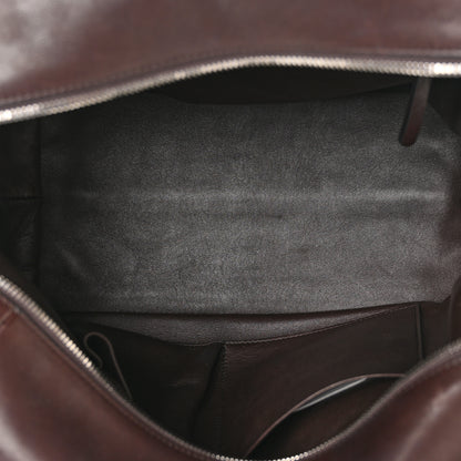 The Row Polished Saddle Calfskin Henri Bag Chestnut 5 of 9