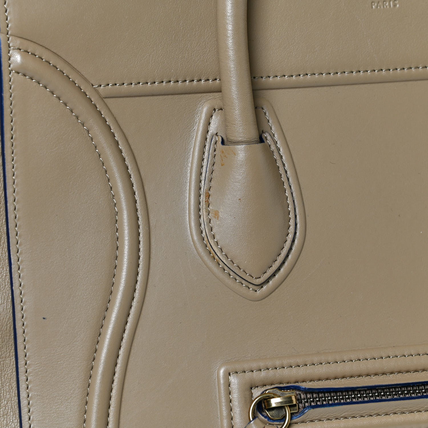 Celine Smooth Calfskin Medium Phantom Luggage Sand 13 of 14