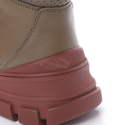 Gucci X SEGA Calfskin Suede Technical Canvas Womens Flashtrek High-Top Sneakers 36.5 Ardesia Cerise 8 of 9