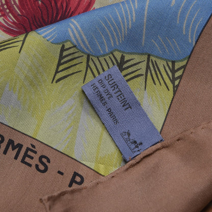 Hermes Silk Dip Dyed Brazil Shawl GM 140 4 of 6