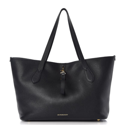 Burberry Grainy Calfskin Medium Honeybrook Tote Black 1 of 11