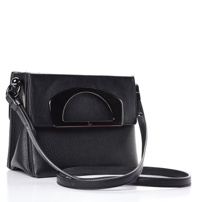 Christian Louboutin Grained Calfskin Passage Messenger Black 3 of 27