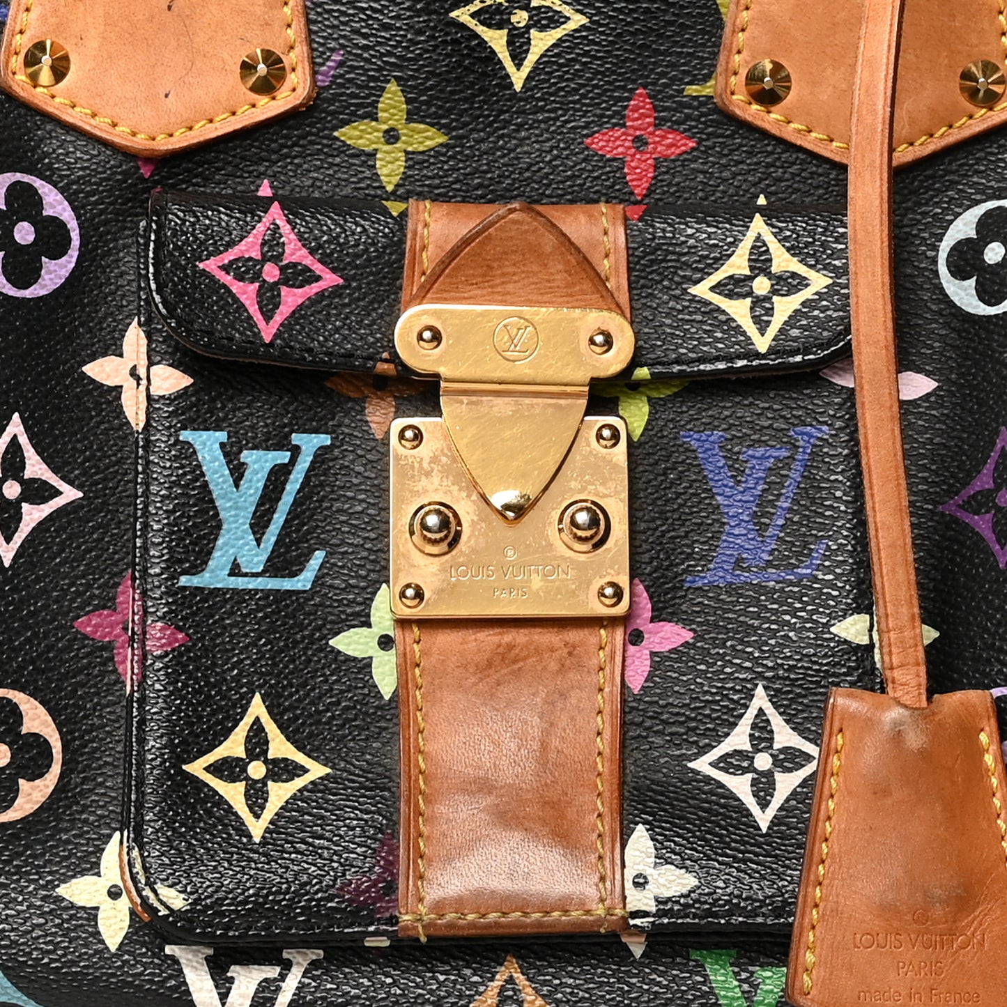 Monogram Multicolor Speedy 30 Black