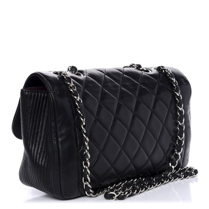 Chanel Lambskin Quilted Medium Single Flap Black 3 of 9