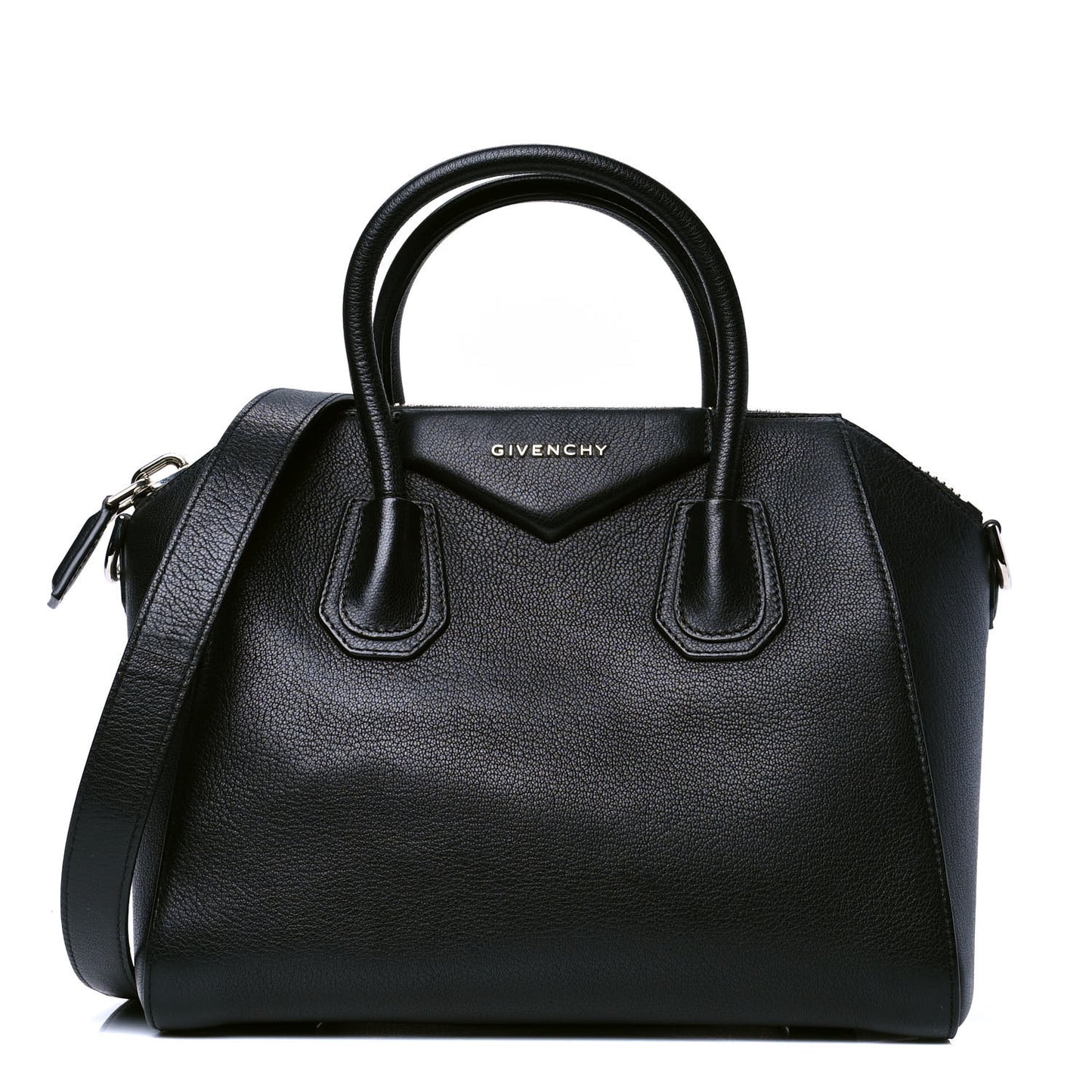 Sugar Goatskin Small Antigona Black