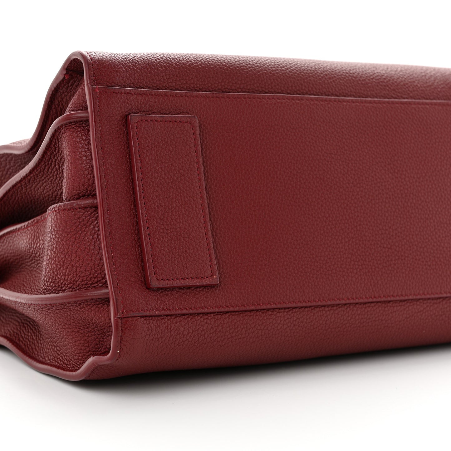 Grained Calfskin Small Supple Sac De Jour Dark Pallisandre