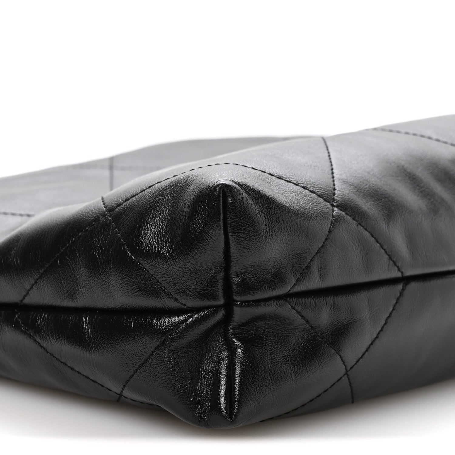Chanel Shiny Calfskin Quilted Small Chanel 22 Black 10 of 11