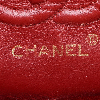 Chanel Lambskin Quilted Small Double Flap Red 6 of 7
