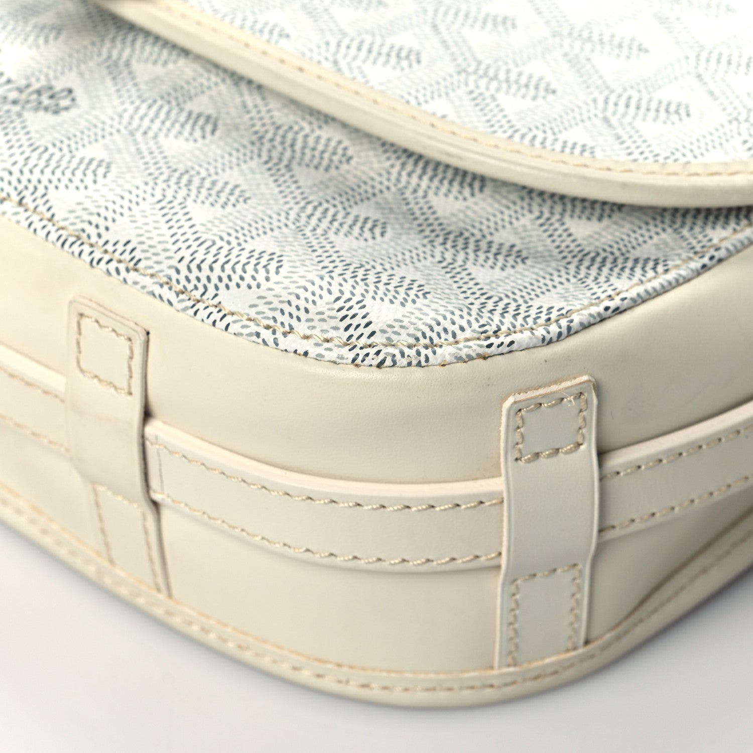 Goyard Goyardine Belvedere II PM Messenger Bag White 9 of 9