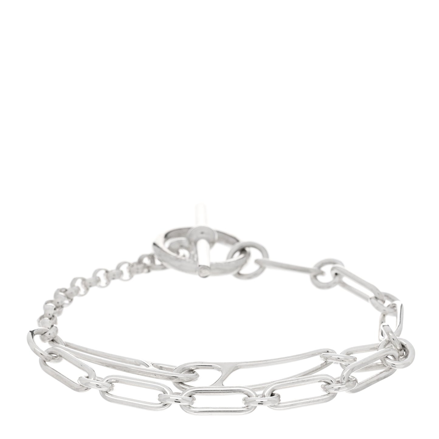 Sterling Silver Chaine d'Ancre Punk Bracelet ST