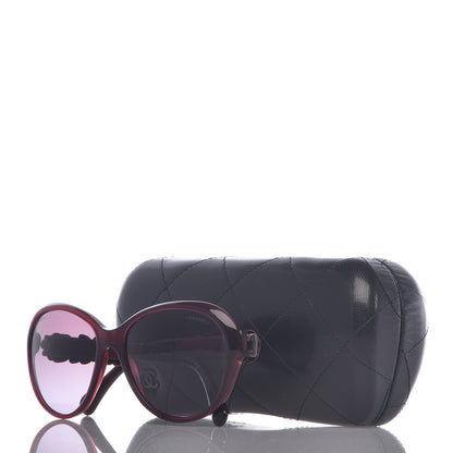 Chanel Lambskin Camellia CC Sunglasses 5316-Q Red 8 of 8