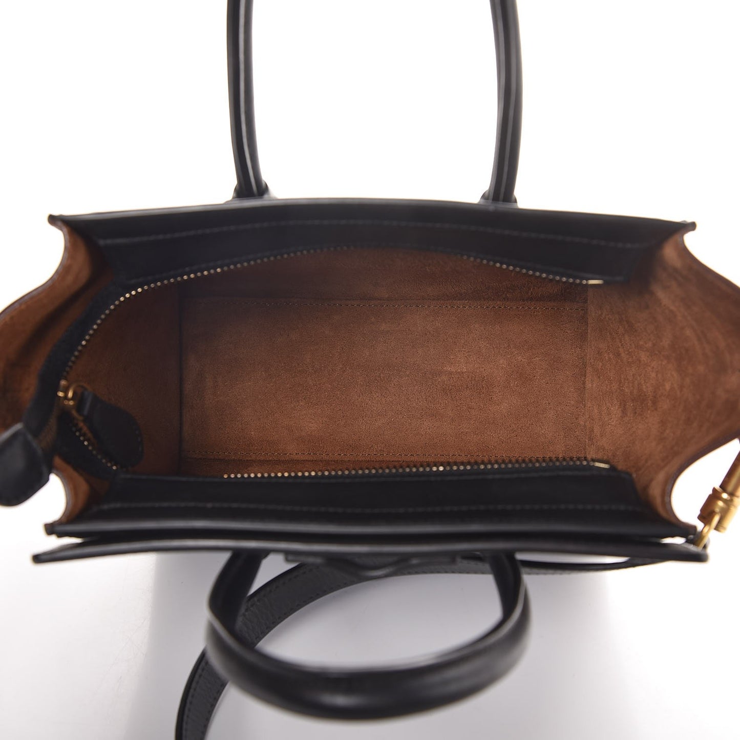 Smooth Drummed Calfskin Nano Tri-Color Luggage Indigo