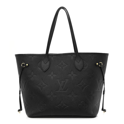 Louis Vuitton Empreinte Monogram Giant Neverfull MM Black 3 of 11