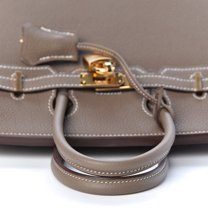 Hermes Togo Birkin 25 Etoupe 10 of 35