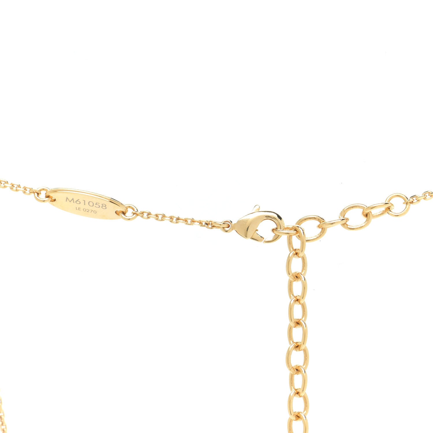 Louis Vuitton LV And Me Letter C Necklace Gold 5 of 8