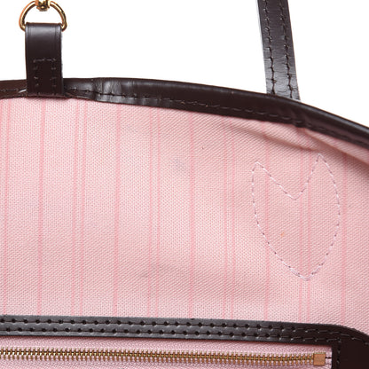 Louis Vuitton Damier Ebene Neo Neverfull MM Rose Ballerine 17 of 17