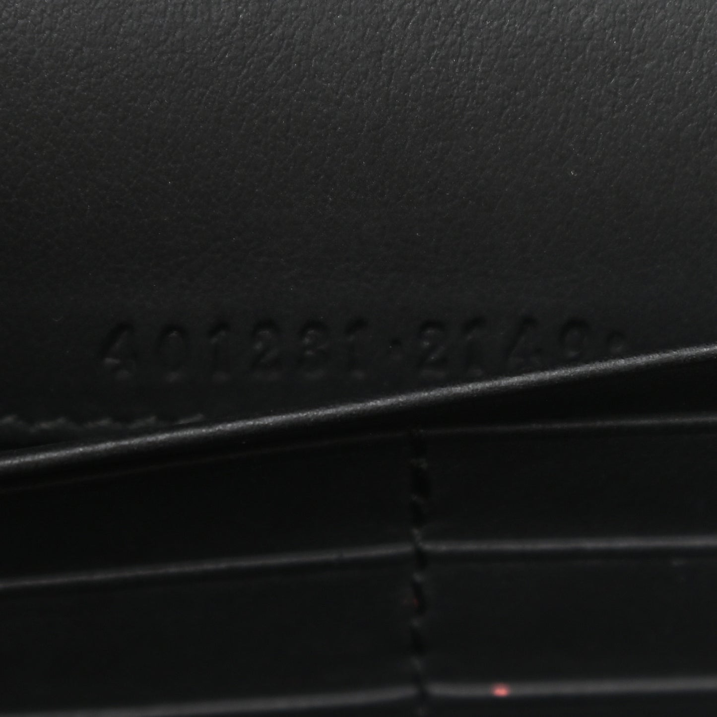 Suede Mini Dionysus Chain Wallet Black