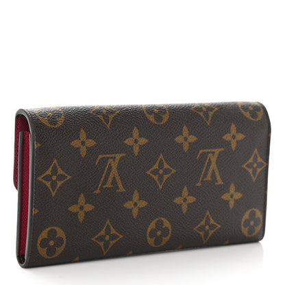 Louis Vuitton Monogram Emilie Wallet Fuchsia 3 of 9