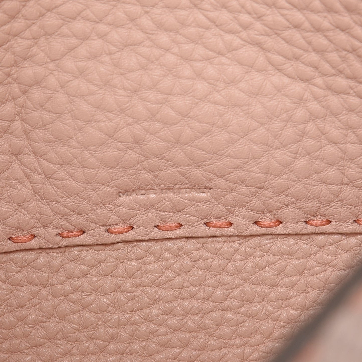 Cuoio Romano Selleria Bi-Color Clutch Pesca Plaster