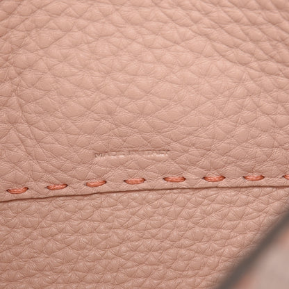 Fendi Cuoio Romano Selleria Bi-Color Clutch Pesca Plaster 7 of 8