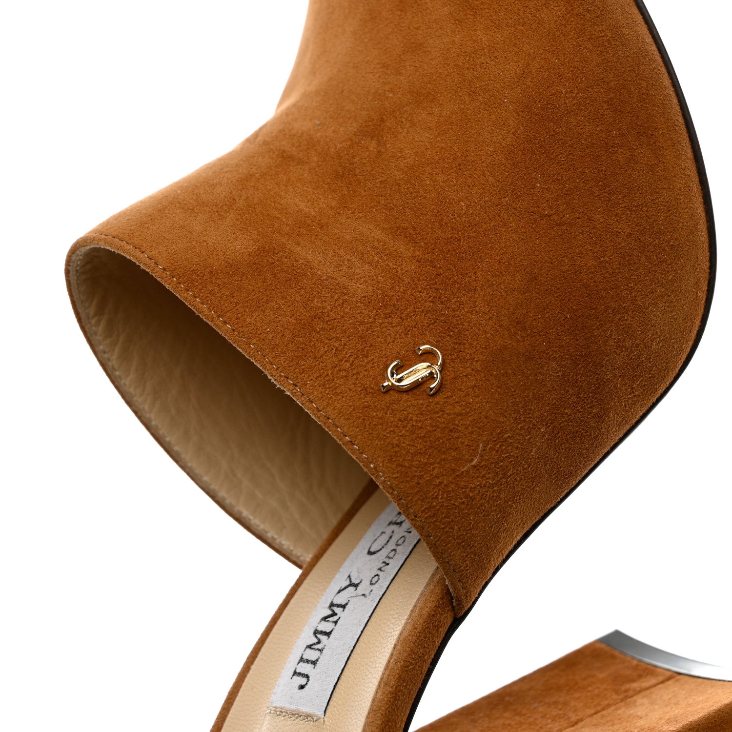 Jimmy Choo Suede Baia 100 Mules 37 Tan 8 of 12