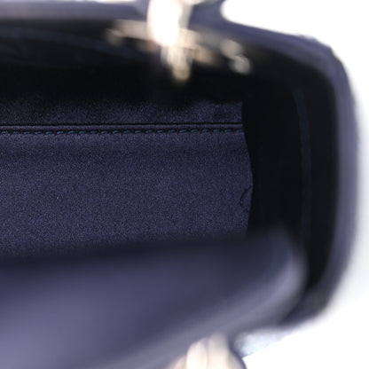 Christian Dior Satin Crystal Cannage Mini Lady Dior Navy 14 of 16