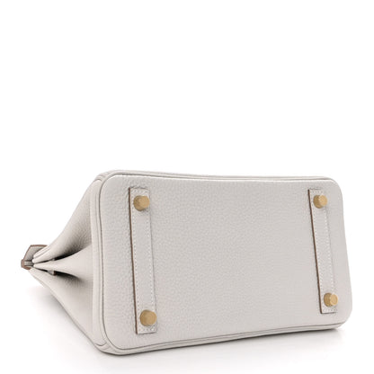 Hermes Togo Birkin 25 Gris Pale 4 of 10