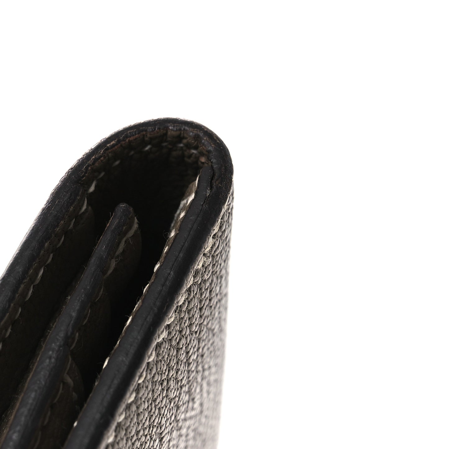 Chevre Mysore Bearn Gusset Wallet Etoupe