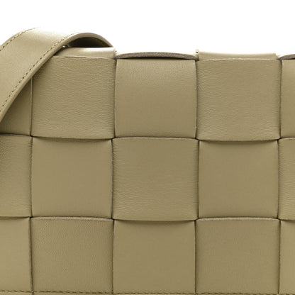 Bottega Veneta Lambskin Maxi Intrecciato Cassette Crossbody Bag Travertine 8 of 14