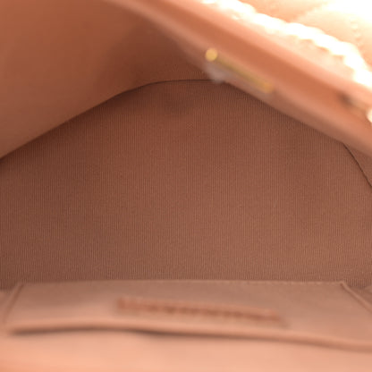 Chanel Shiny Caviar Quilted Medium Duma Pockets Drawstring Backpack Dark Beige 5 of 11