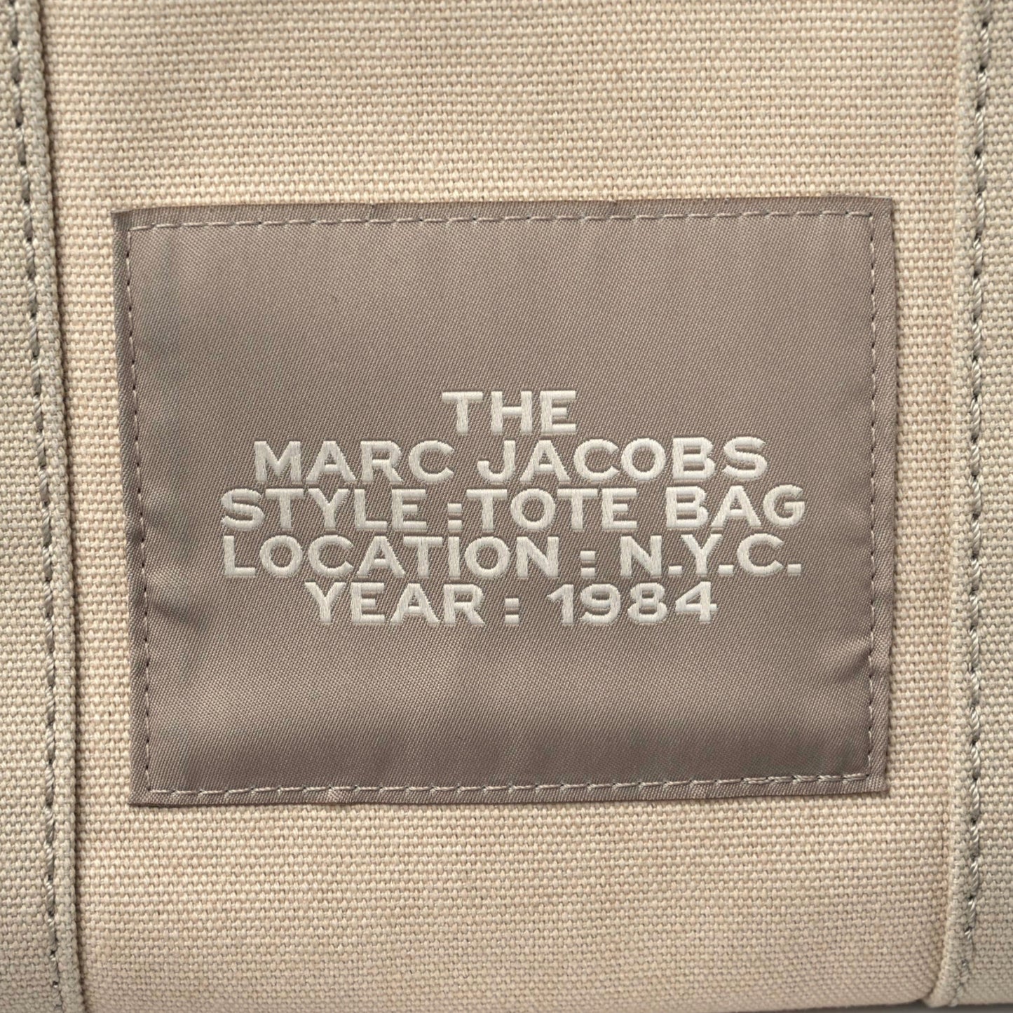 Cotton Canvas Medium The Traveler Tote Bag Beige