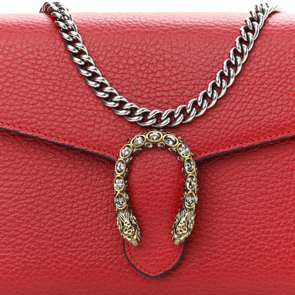 Gucci Calfskin Mini Dionysus Chain Wallet Hibiscus Red 8 of 11