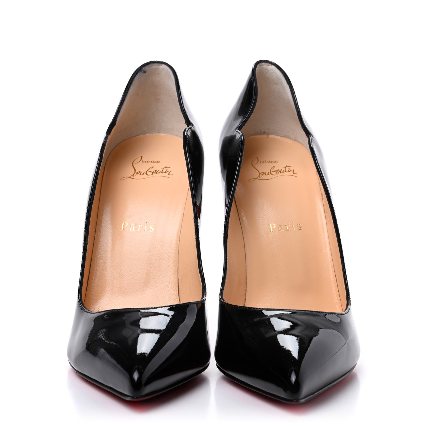 Christian Louboutin Patent Hot Chick 100 Pumps 40 Black 3 of 12