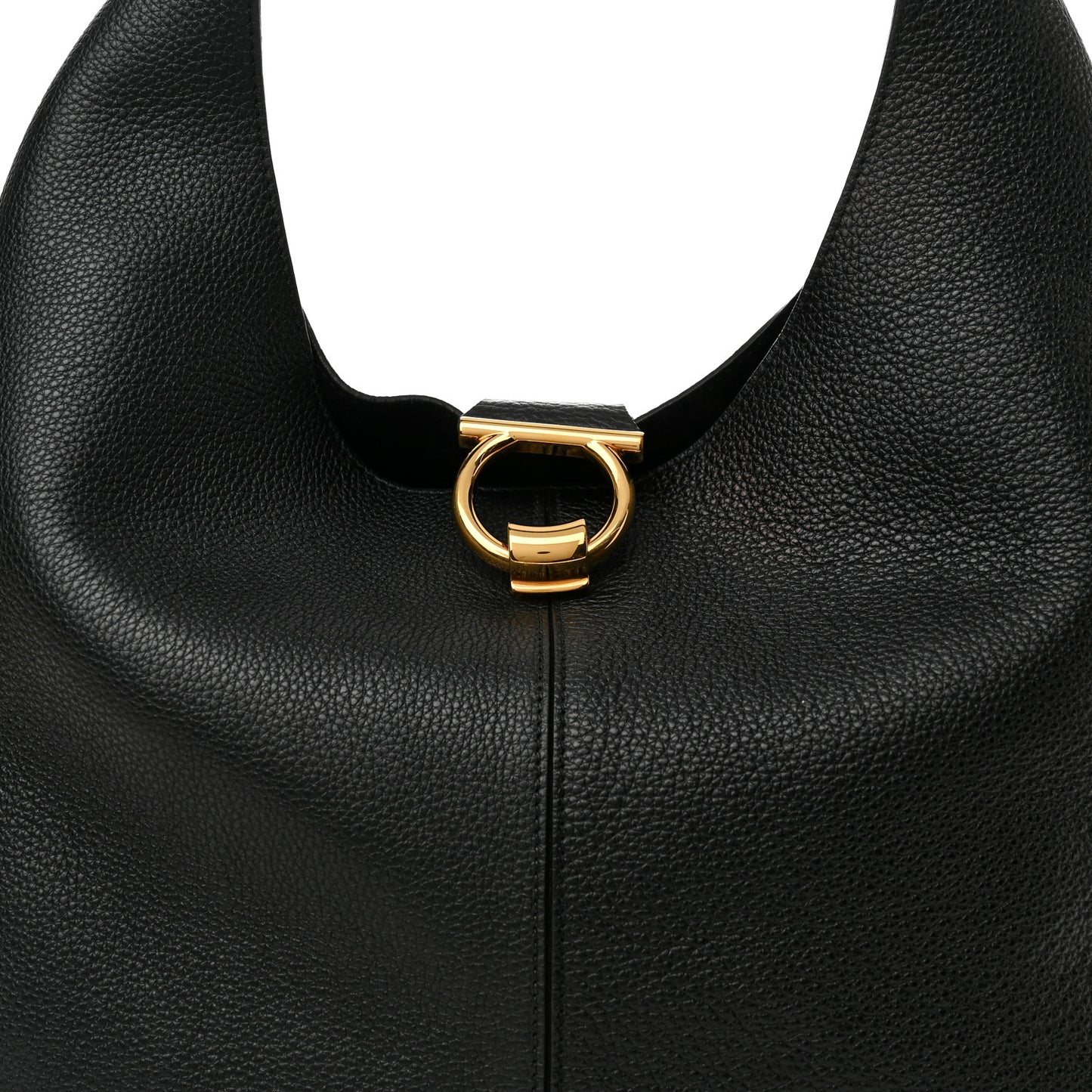 Calfskin Margot Hobo Black