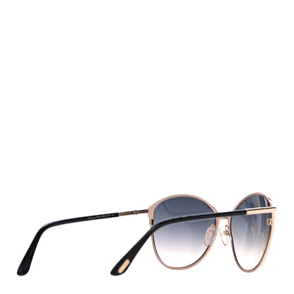 Tom Ford Penelope Vintage Round Sunglasses TF320 Black 3 of 5