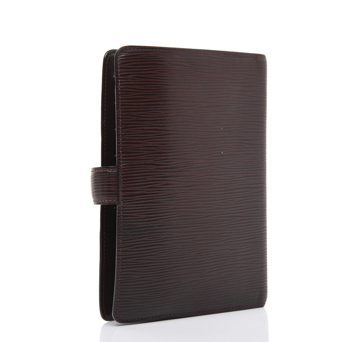 Epi Medium Ring Agenda Cover Moka