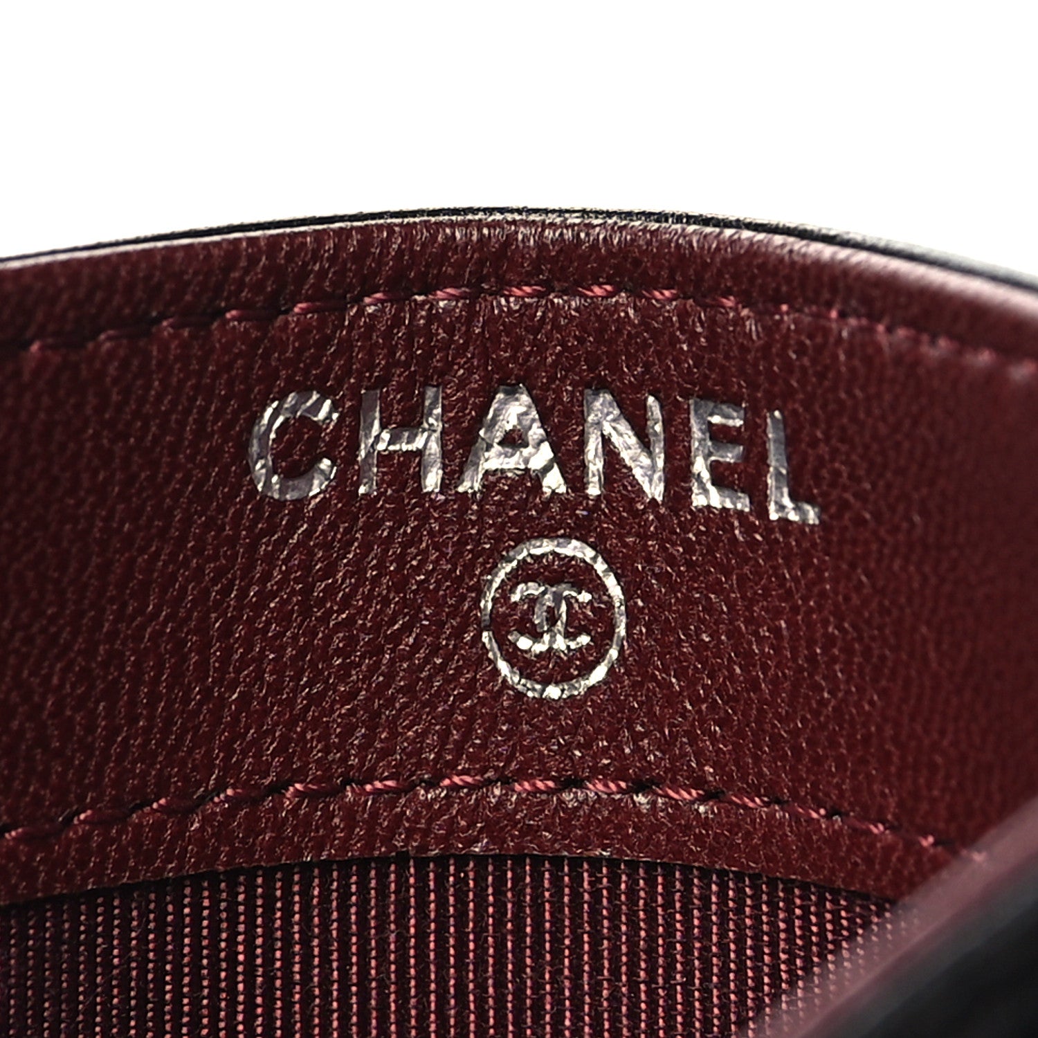Chanel Lambskin Quilted Card Holder Black 6 of 9