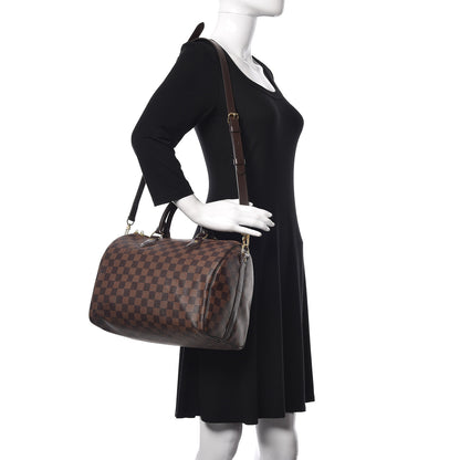 Louis Vuitton Damier Ebene Speedy Bandouliere 30 2 of 13