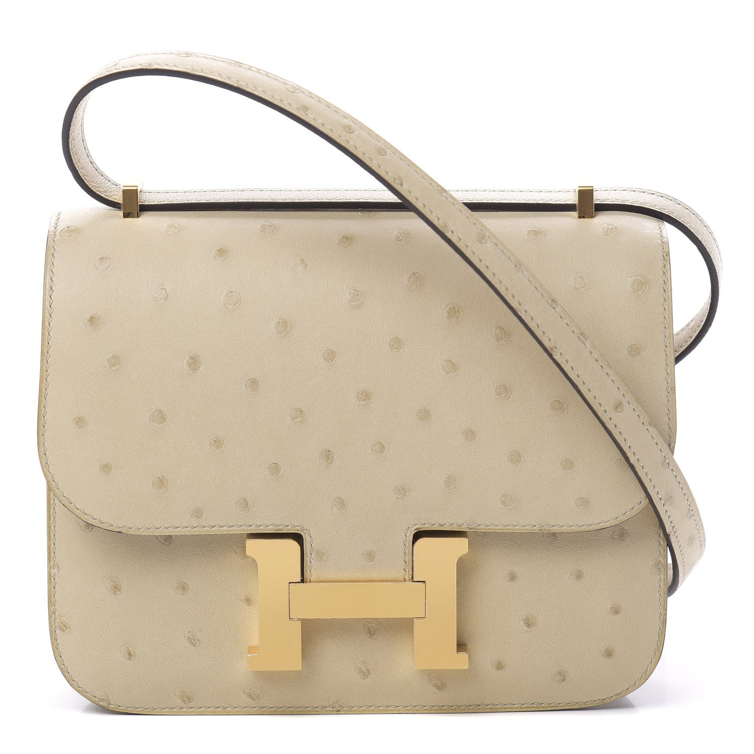Hermes Ostrich Constance 18 Parchemin 1 of 11