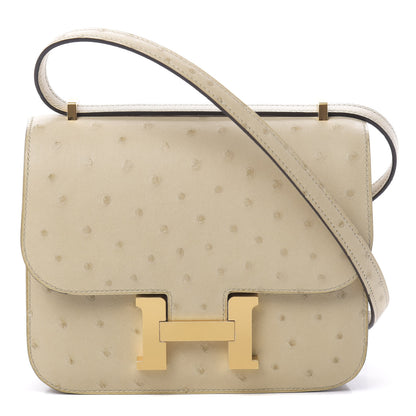 Hermes Ostrich Constance 18 Parchemin 1 of 11