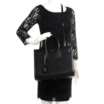 Saint Laurent Calfskin Small Sac De Jour Black 2 of 10