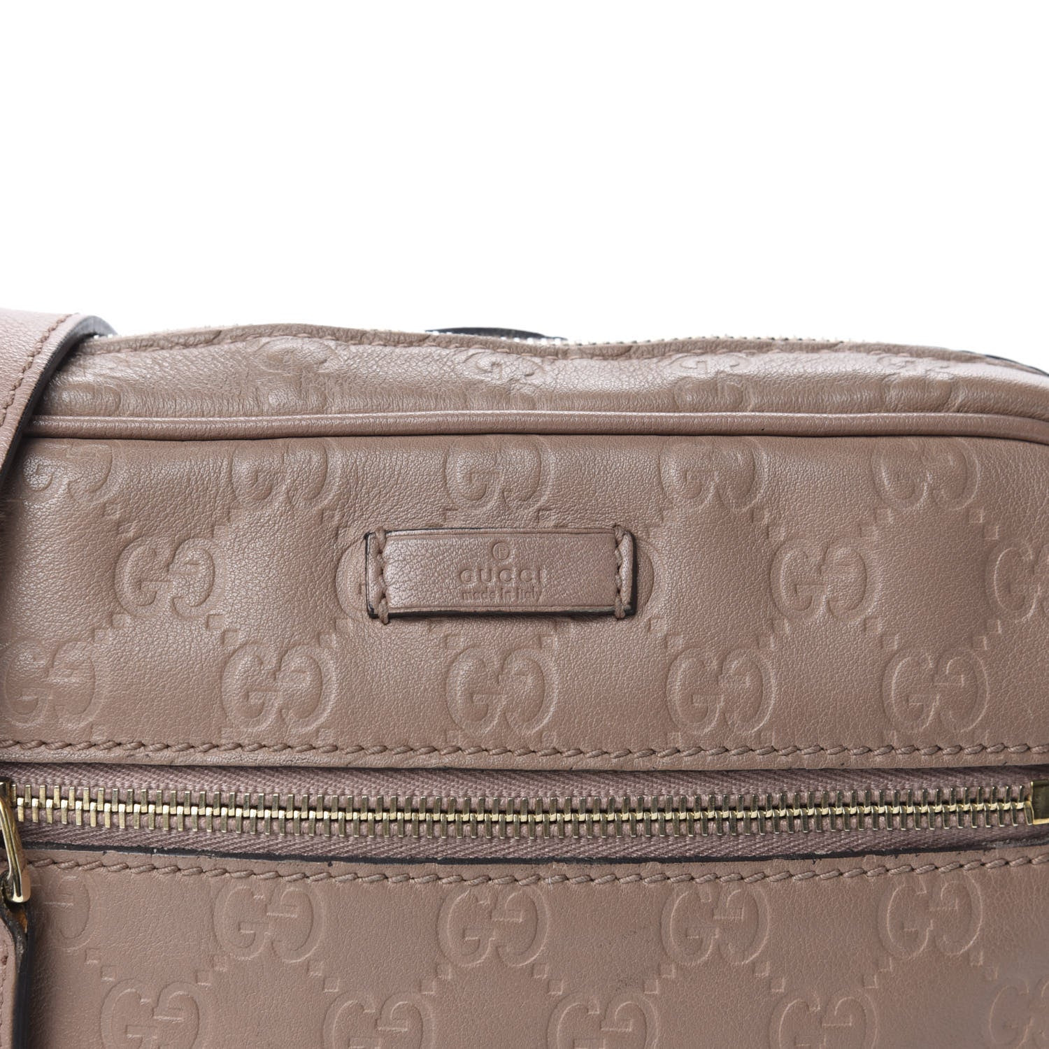 Gucci Guccissima Small Shoulder Bag Rose Beige 12 of 12