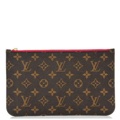 Louis Vuitton Monogram Neverfull MM GM Pochette Pivoine 1 of 7