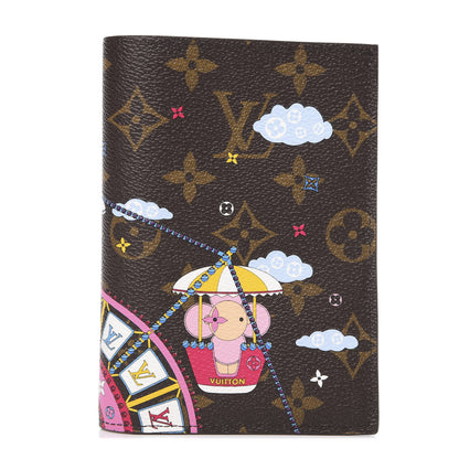 Louis Vuitton Monogram 2020 Christmas Animation Big Wheel Passport Cover Rose Ballerine 1 of 7