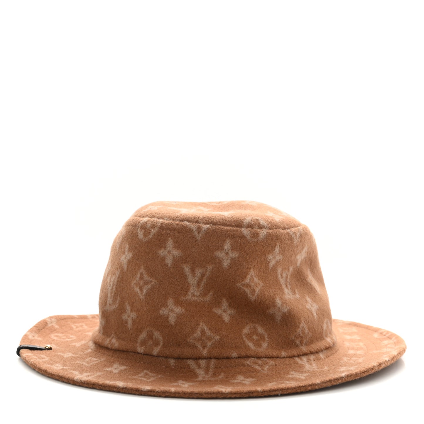 Wool Monogram Carry On Bob Bucket Hat S Beige